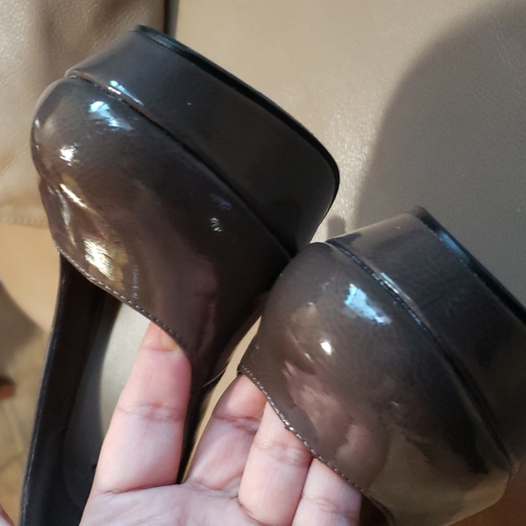 Brown platform stiletto heels - Picture 10 of 10